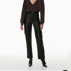 Aritzia Melina Pants Vegan Leather